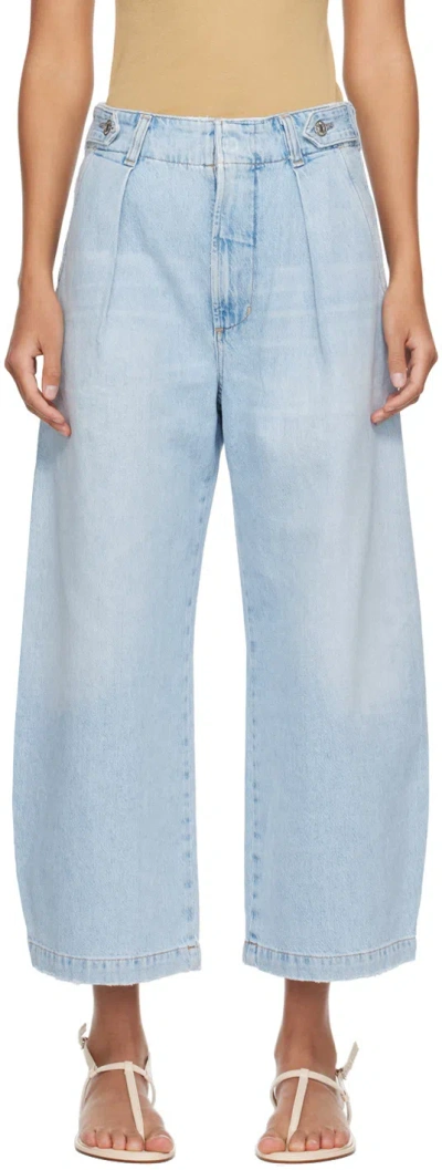 CITIZEN OF HUMANITY DENIM TROUSERS WITH BELT LOOPS