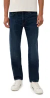 Citizen Of Humanity Elijah Cashmere Denim Straight Jeans Prospect In Blue