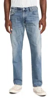 Citizen Of Humanity Elijah Stretch Selvedge Straight Jeans Thames In Thames