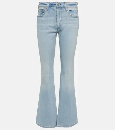 Citizens Of Humanity Emannuelle Low-rise Bootcut Jeans In Farrow