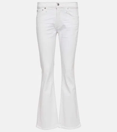 Citizens Of Humanity Emanuelle Low-rise Flared Jeans In White