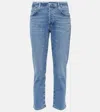 Citizen Of Humanity Emerson Mid-rise Slim Jeans In Blue