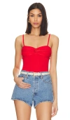 Citizens Of Humanity Emi Twist Cami In Red