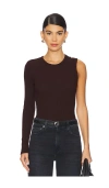 Citizen Of Humanity Fellina One Sleeve In Burgundy