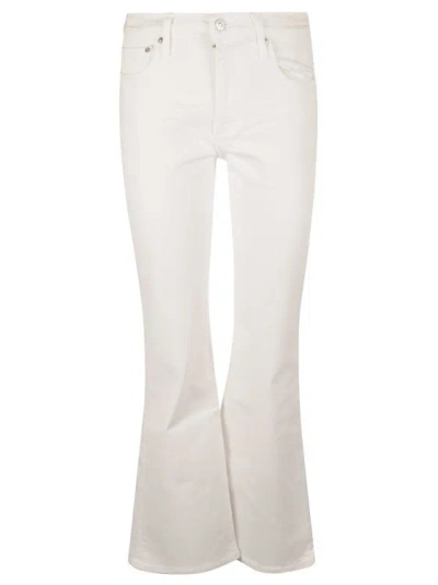 Citizens Of Humanity Flared Denim Jeans In White