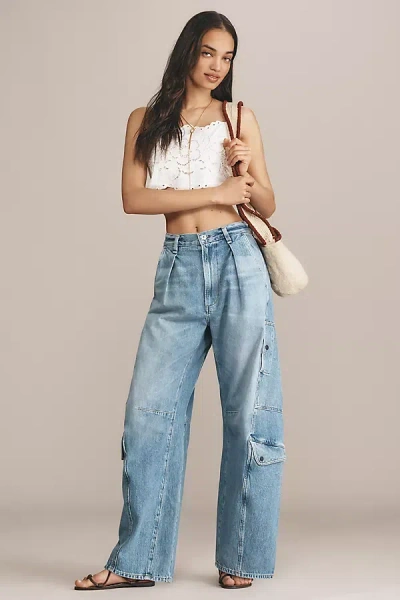 Citizen Of Humanity Flight High-rise Barrel Jeans In Blue