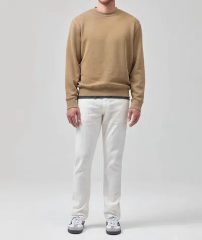 Citizens Of Humanity Gage Slim Straight Stretch Linen Jeans In Sierra In Multi