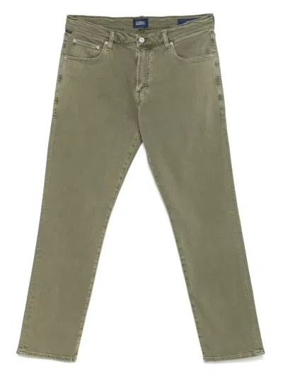 Citizen Of Humanity London Slim-fit Tapered Mid-rise Stretch-twill Trousers In Bay Leaf