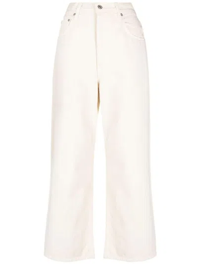 Citizens Of Humanity Gaucho Wide-leg Cotton Jeans In Mzpan