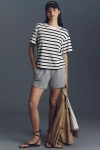 Citizens Of Humanity Goldie Stripe Relaxed Fit T-shirt In Blue