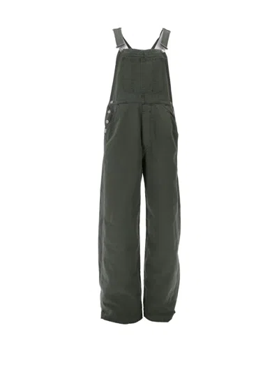 CITIZEN OF HUMANITY GREEN FREYA OVERALL