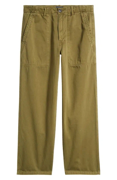 Citizens Of Humanity Hayden Relaxed Fit Cotton Twill Utility Trousers In Tea Leaf