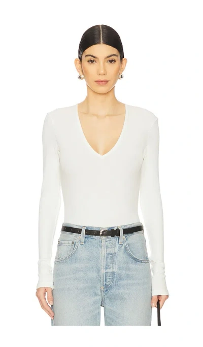 CITIZEN OF HUMANITY HELSA DEEP V BODYSUIT