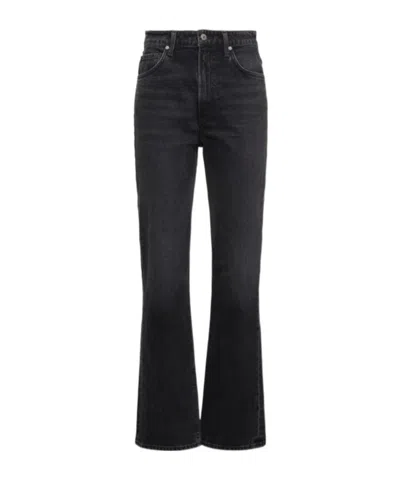Citizen Of Humanity Womens Citizens Of Humanity Zurie Straight-leg Denim Jeans In Black