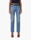 Citizen Of Humanity Delfina Jeans Five-pocket Design Belt Loops In Blue