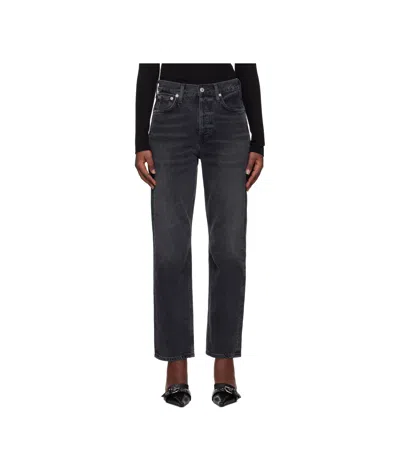 CITIZEN OF HUMANITY HIGH WAIST STRAIGHT JEANS