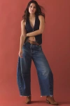 Citizen Of Humanity Horseshoe High-rise Tapered Jeans In Blue