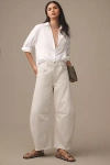 Citizen Of Humanity Horseshoe High-rise Tapered Relaxed-leg Jeans In Grey