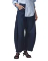Citizen Of Humanity Horseshoe High Waist Chew Hem Crop Barrel Jeans In Bravo