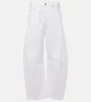 Citizen Of Humanity Loose-fit And Wide-leg Non-stretch Denim Jeans. Distressing Throughout. In White