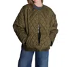 Citizens Of Humanity Huntleigh Coat In Army Green In Green