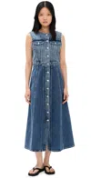 Citizens Of Humanity Idalene Organic Denim Midi Shirt Dress In Terrace