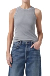 Citizens Of Humanity Isabel Rib Racerback Tank In Balboa