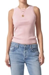 Citizens Of Humanity Isabel Rib Tank Roselle In Roselle