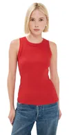 Citizen Of Humanity Isabel Rib Tank Aurora In Aurora