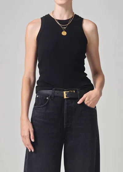Citizens Of Humanity Isabel Rib Tank In Black
