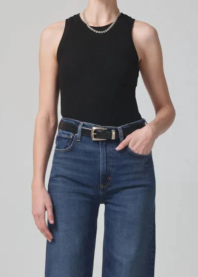 Citizens Of Humanity Isabel Rib Tank In Black