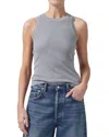 Citizens Of Humanity Isabel Rib Racerback Tank In Multi