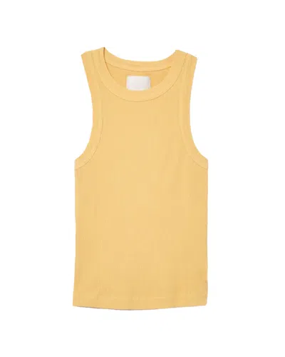 Citizen Of Humanity Citizens Of Humanity Isabel Rib Racerback Tank In Tangelo