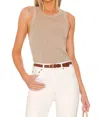 Citizen Of Humanity Citizens Of Humanity Sleeveless Ribbed Top In Multi