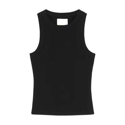 Citizens Of Humanity Isabel Ribbed Stretch-jersey Tank In Black