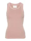 Citizens Of Humanity Isabel Rib Racerback Tank In Light Pink
