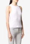 Citizens Of Humanity Ribbed Tank Isabel Fitted Sleeveless In White