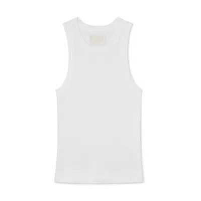 Citizens Of Humanity Isabel Ribbed Tank In White