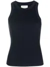 Citizen Of Humanity Sleeveless Ribbed Top In Nvy