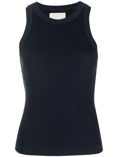Citizen Of Humanity Sleeveless Ribbed Top In Nvy