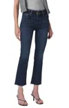 Citizen Of Humanity Isola Cropped Boot Jeans In Baltic In Blue