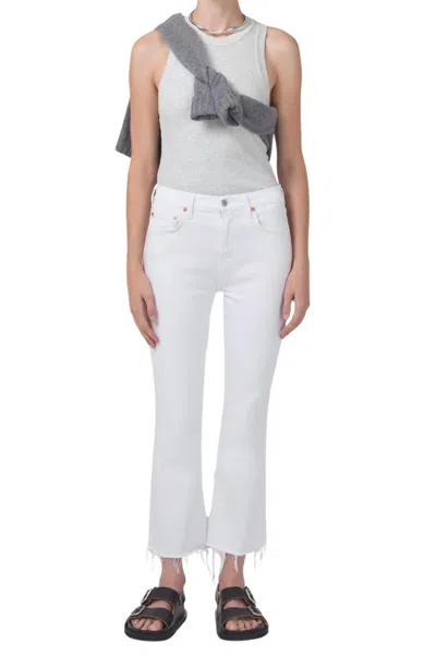 Citizens Of Humanity Isola Cropped Boot Jeans In Mayfair In Multi