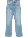 Citizen Of Humanity Isola Cropped Bootcut Jeans In Blue