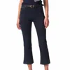 Citizen Of Humanity Isola Cropped Boot Jeans In Baltic In Blue