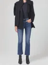 Citizen Of Humanity Isola High Waist Fray Hem Crop Bootcut Jeans In Multi