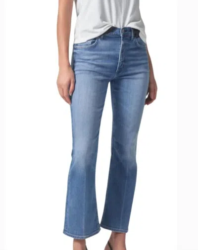 Citizens Of Humanity Isola Mid Rise Cropped Boot Jeans In Splendor