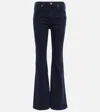 Citizens Of Humanity Isola Mid-rise Cropped Jeans In Black