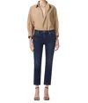 Citizen Of Humanity Isola Straight Crop Jeans In Courtland In Multi