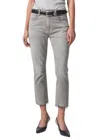 Citizen Of Humanity Isola Straight Crop Jeans In Quartz Grey In Multi