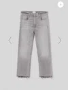 CITIZENS OF HUMANITY ISOLA STRAIGHT CROPPED LEG IN QUARTZ GREY